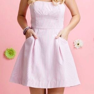 Lilly Pulitzer Pink Seersucker Dress